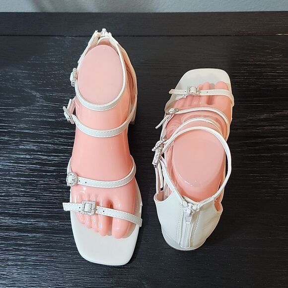 BRAND NEW STEVE MADDEN GIRL'S BONE JTARLY HEELS SANDAL G1 - Picture 6 of 16